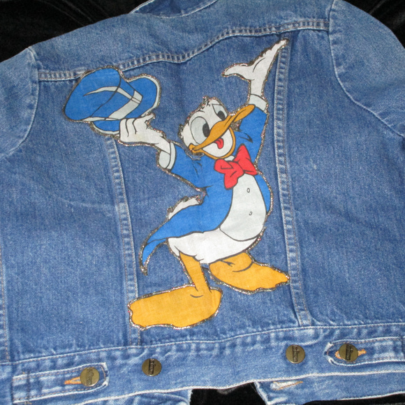 donald duck denim jacket